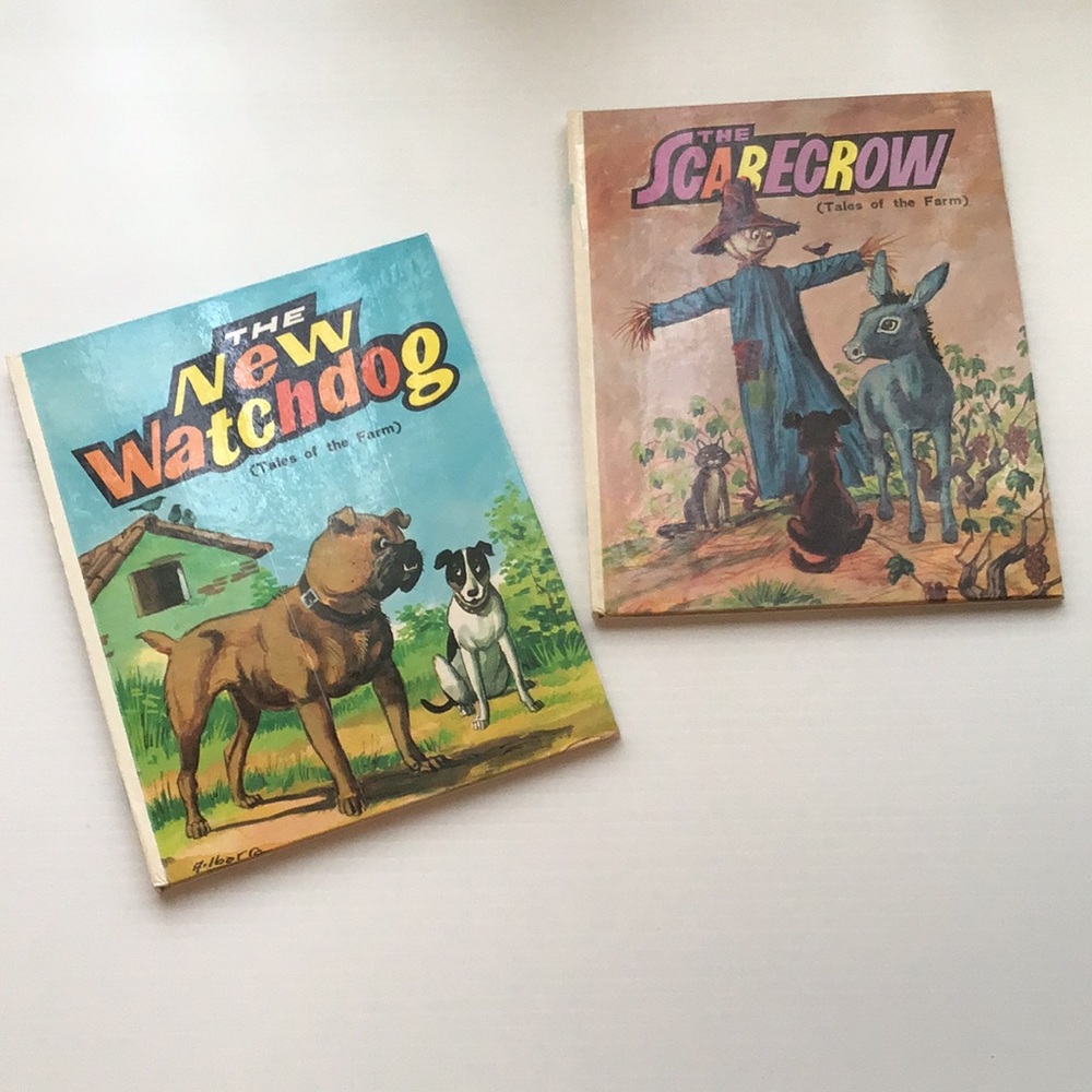 🔥Tales of the Farm vintage 1973 books Murrays Sales & Services printed Spain 4&5